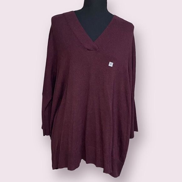 2 FOR $10 Loft Oversized v neck sweater Size M - Picture 1 of 3